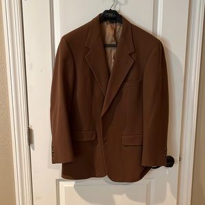 Bill Blass Camel Hair Blazer Size 40